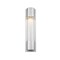 Z-Lite Striate 1 Light Outdoor Wall Sconce, Silver & Clear Optic Glass 575M-SL-LED - alternate 5